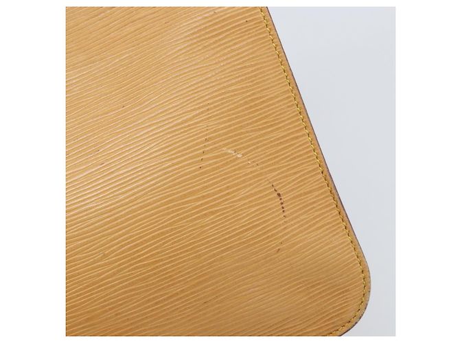 LOUIS VUITTON Borsa a Spalla Cartouchiere MM Epi Beige M52246 LV Auth 170998 - vista 14