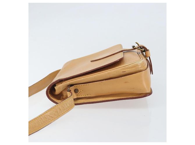 LOUIS VUITTON Borsa a Spalla Cartouchiere MM Epi Beige M52246 LV Auth 170998 - vista 5