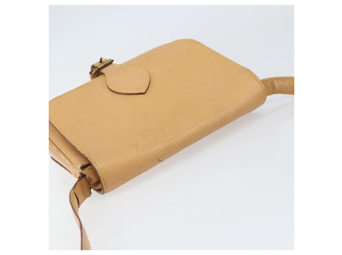 LOUIS VUITTON Borsa a Spalla Cartouchiere MM Epi Beige M52246 LV Auth 170998 - vista 6