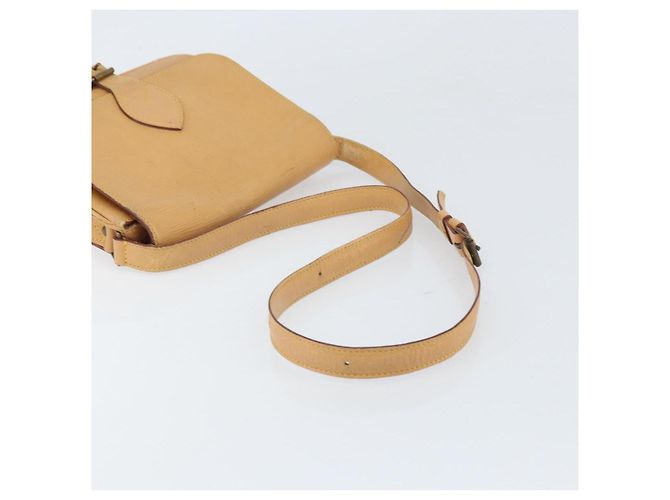 LOUIS VUITTON Borsa a Spalla Cartouchiere MM Epi Beige M52246 LV Auth 170998 - vista 7