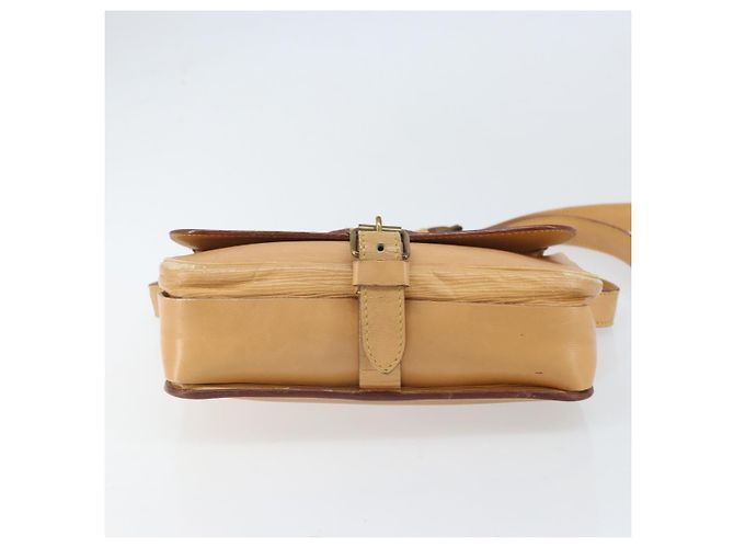LOUIS VUITTON Borsa a Spalla Cartouchiere MM Epi Beige M52246 LV Auth 170998 - vista 9