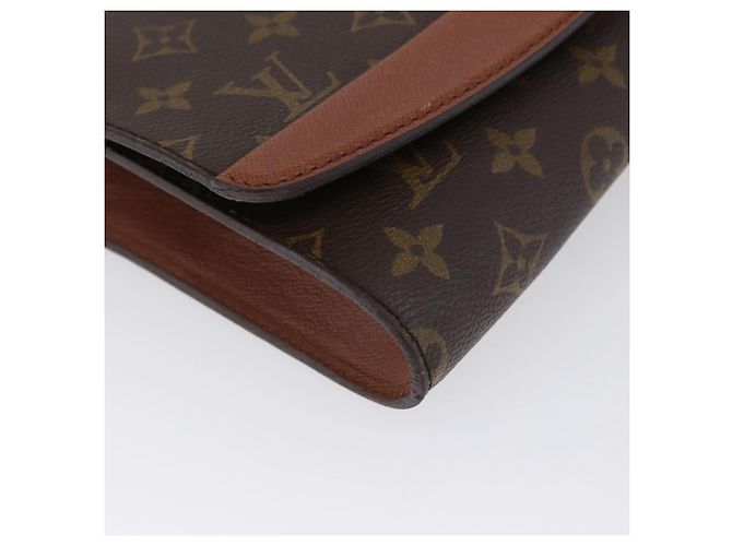 LOUIS VUITTON Borsa a Spalla Monogram Bordeaux 24 M51798 LV Auth 170886 Monogramma - vista 16