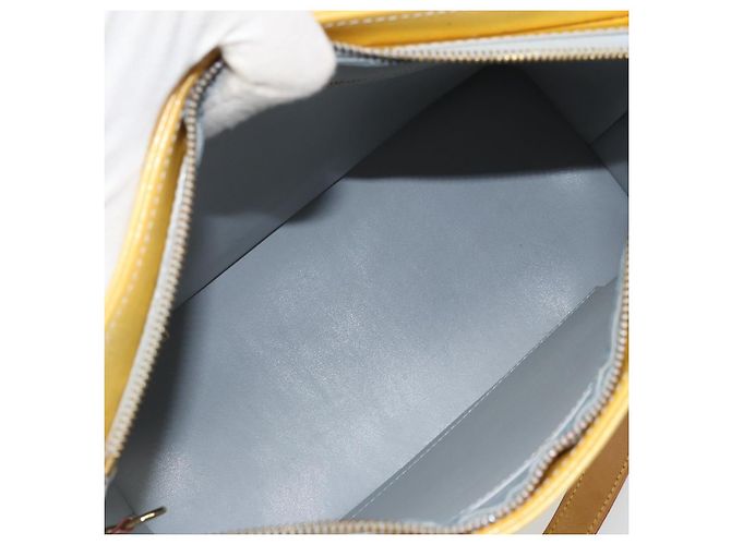 LOUIS VUITTON Borsa a Mano Monogram Vernis Houston Grigio M91053 Auth LV ka2307 - vista 11