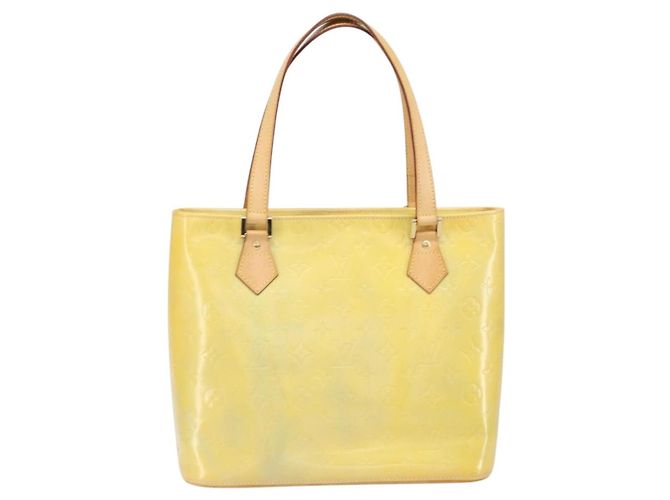LOUIS VUITTON Borsa a Mano Monogram Vernis Houston Grigio M91053 Auth LV ka2307 - vista 13