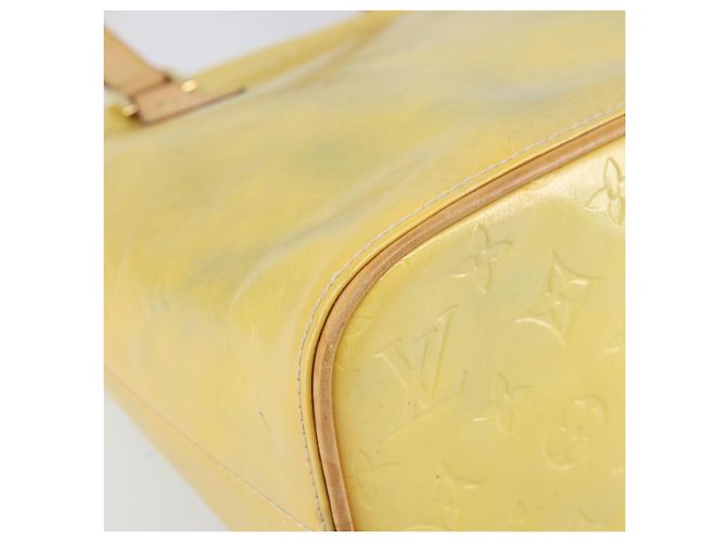 LOUIS VUITTON Borsa a Mano Monogram Vernis Houston Grigio M91053 Auth LV ka2307 - vista 15