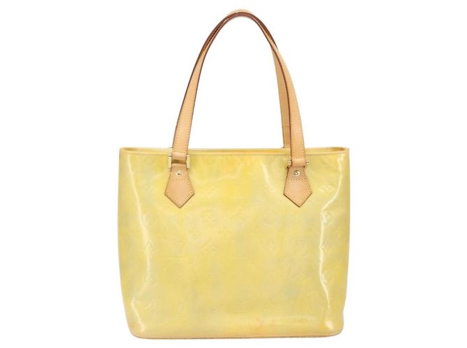 LOUIS VUITTON Borsa a Mano Monogram Vernis Houston Grigio M91053 Auth LV ka2307 - vista 2