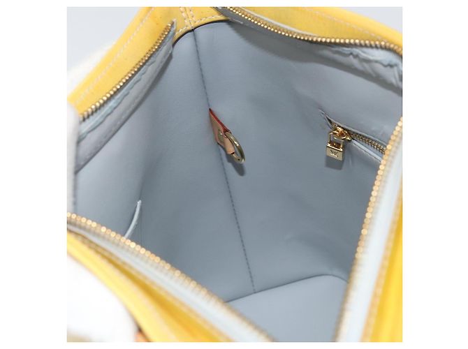 LOUIS VUITTON Borsa a Mano Monogram Vernis Houston Grigio M91053 Auth LV ka2307 - vista 20
