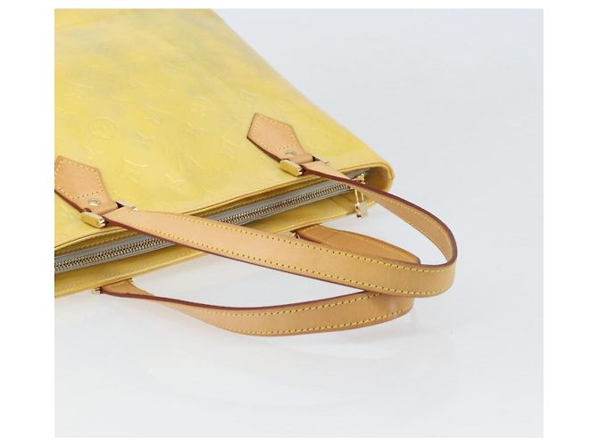 LOUIS VUITTON Borsa a Mano Monogram Vernis Houston Grigio M91053 Auth LV ka2307 - vista 7