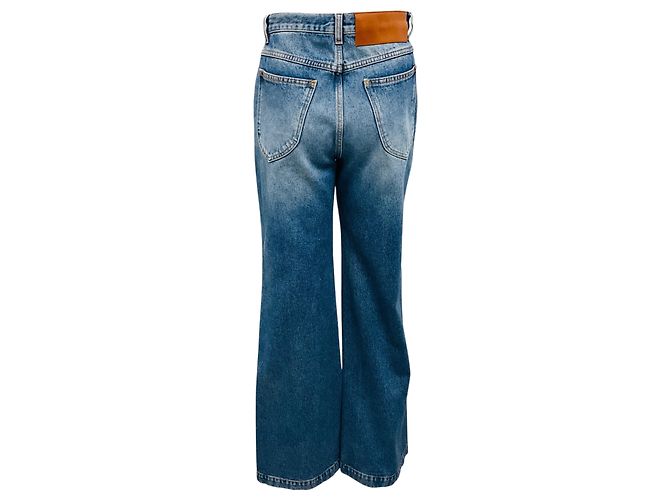 Loewe Mittelblaue Denim Flare Jeans - vista 3