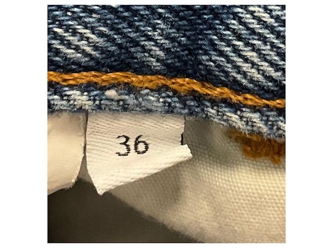 Loewe Mittelblaue Denim Flare Jeans - vista 5