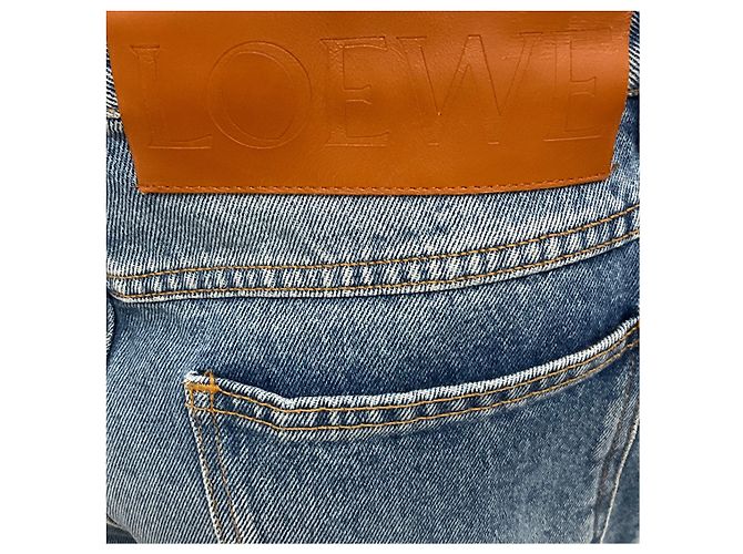 Loewe Mittelblaue Denim Flare Jeans - vista 6