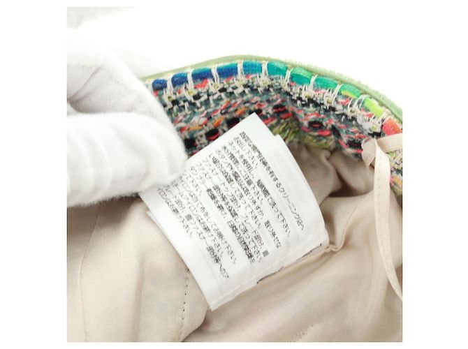 Gonna CHANEL Tweed Multicolore CC Auth 170807V - vista 15