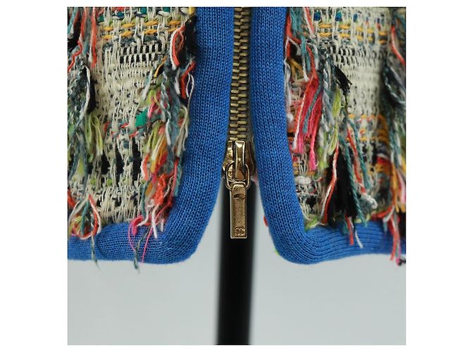 Gonna CHANEL Tweed Multicolore CC Auth 170807V - vista 5