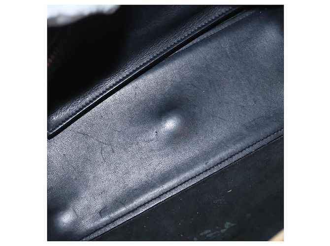 SAINT LAURENT Borsa a Mano Baby Kabas in Pelle 2 in 1 Nera LTH424868 Auth 171093 - vista 20