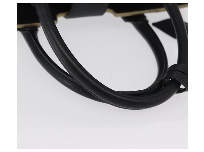 SAINT LAURENT Borsa a Mano Baby Kabas in Pelle 2 in 1 Nera LTH424868 Auth 171093 - vista 7