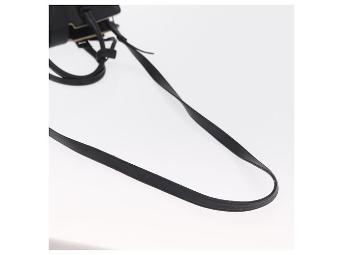 SAINT LAURENT Borsa a Mano Baby Kabas in Pelle 2 in 1 Nera LTH424868 Auth 171093 - vista 9