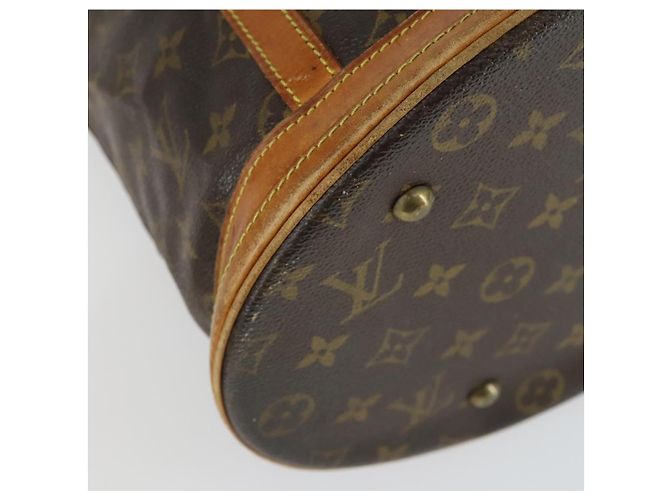 LOUIS VUITTON Borsa a Spalla Monogram Bucket GM M42236 LV Auth hk3442 Monogramma - vista 14