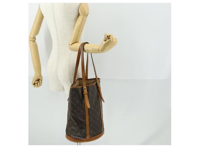 LOUIS VUITTON Borsa a Spalla Monogram Bucket GM M42236 LV Auth hk3442 Monogramma - vista 20