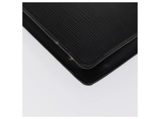 LOUIS VUITTON Clutch Montaigne 27 Epi Nero M52652 LV Auth 169888 - vista 14