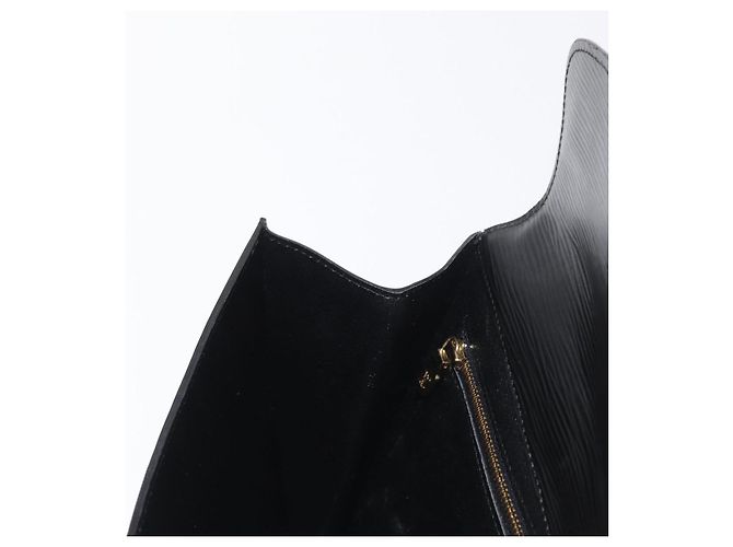 LOUIS VUITTON Clutch Montaigne 27 Epi Nero M52652 LV Auth 169888 - vista 19