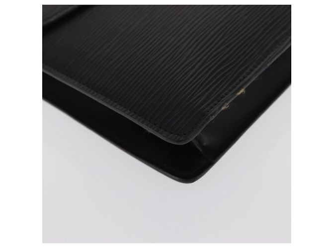 LOUIS VUITTON Clutch Montaigne 27 Epi Nero M52652 LV Auth 169888 - vista 7
