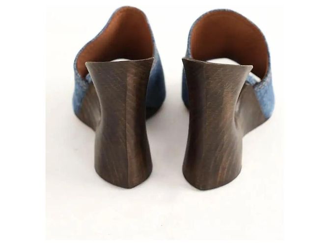 Alaïa Mule blu - vista 2