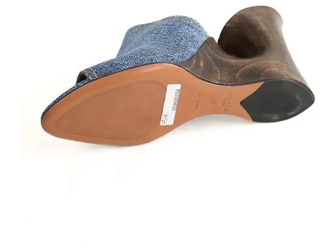 Alaïa Mule blu - vista 6