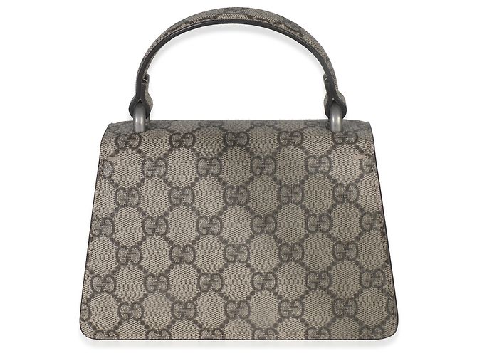 Gucci Beige GG Supreme Canvas Mini Dionysus Top Handle Bag - Ansicht 2