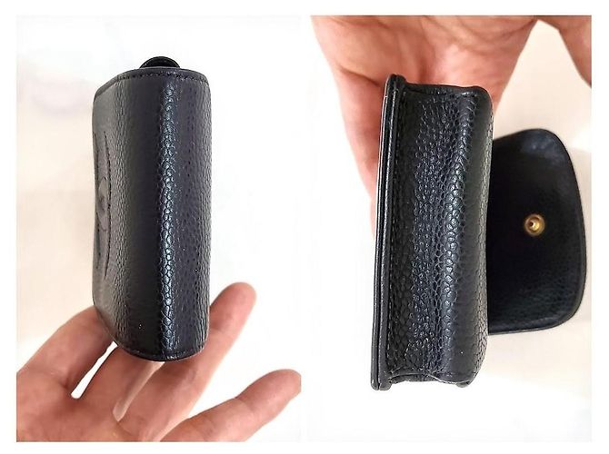 Chanel Timeless Caviar Leather Case Black - view 12