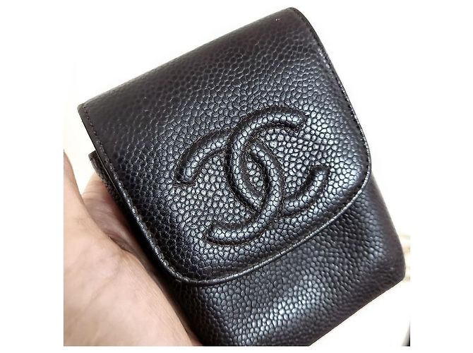 Chanel Timeless Caviar Leather Case Black - view 13