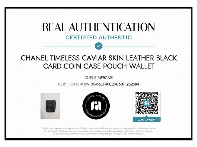 Chanel Timeless Caviar Leather Case Black - view 5