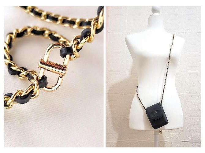 Chanel Timeless Caviar Leather Case Black - view 6