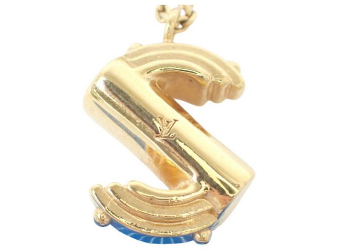 Collar de Péndulo de Metal Dorado Louis Vuitton - vista 2
