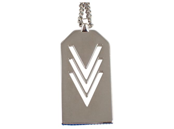 Collar Péndulo Louis Vuitton VVV M00050 Plata - vista 3