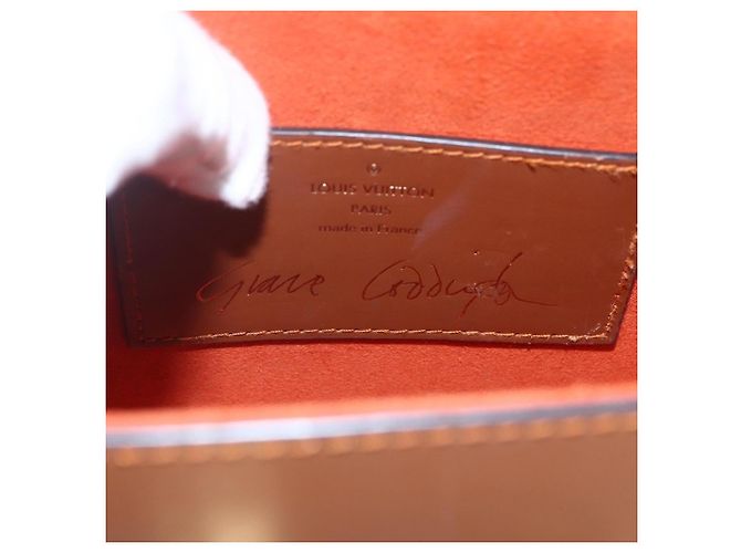 Borsa Louis Vuitton Twist Edizione Limitata Grace Coddington Catogram Canvas MM Marrone - vista 6
