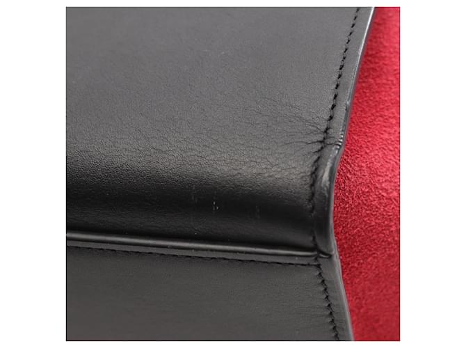 Céline Borsa Trapeze Medium di Celine Nero Rosa Beige - vista 7