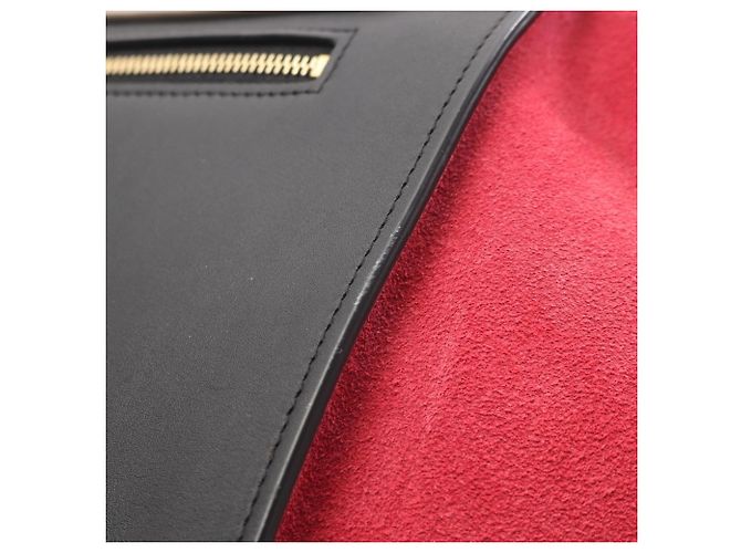 Céline Borsa Trapeze Medium di Celine Nero Rosa Beige - vista 8