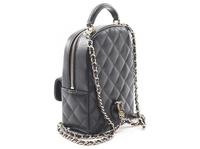 Timeless Zaino in pelle di vitello nero Matelassé Chanel - vista 2