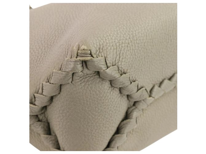 Borsa Bottega Veneta grigia Intrecciato 2 in 1 - vista 13