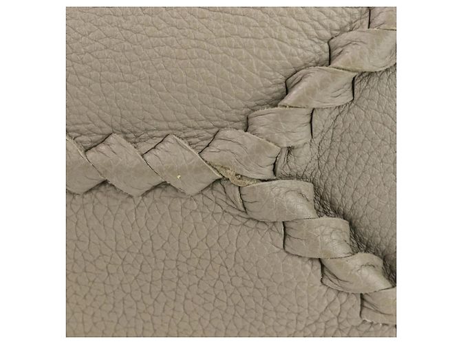 Borsa Bottega Veneta grigia Intrecciato 2 in 1 - vista 14