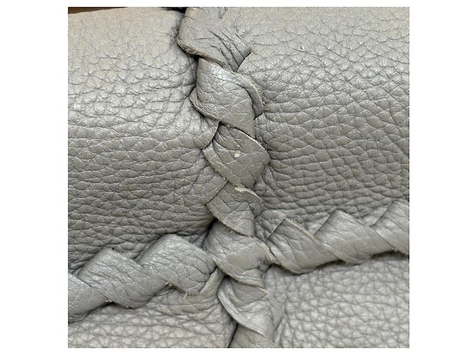 Borsa Bottega Veneta grigia Intrecciato 2 in 1 - vista 15
