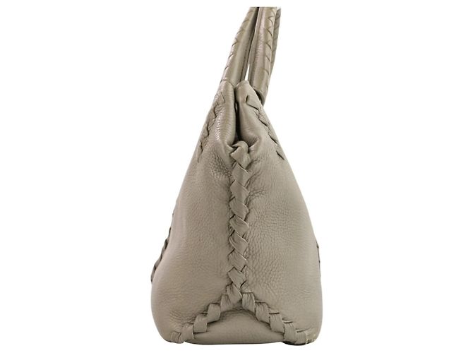 Borsa Bottega Veneta grigia Intrecciato 2 in 1 - vista 3