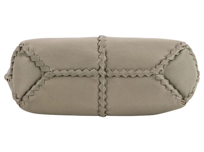 Borsa Bottega Veneta grigia Intrecciato 2 in 1 - vista 5