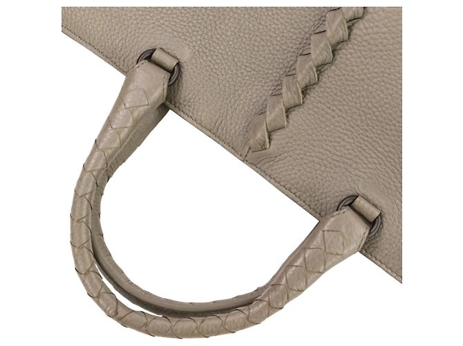Borsa Bottega Veneta grigia Intrecciato 2 in 1 - vista 6