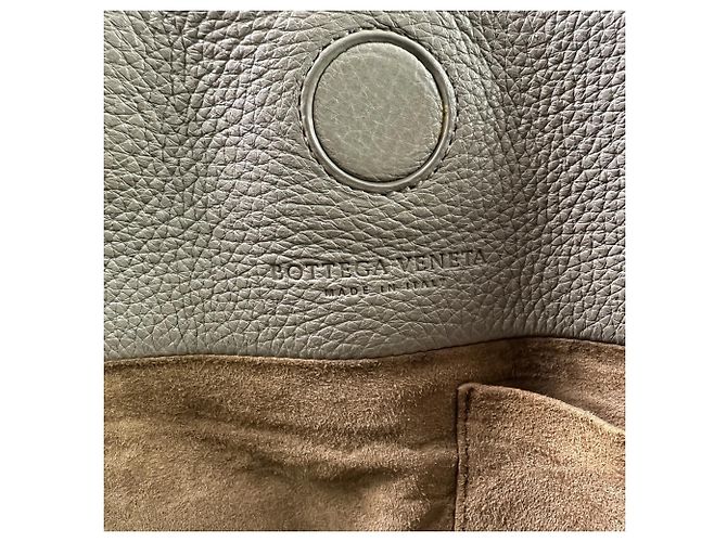 Borsa Bottega Veneta grigia Intrecciato 2 in 1 - vista 8