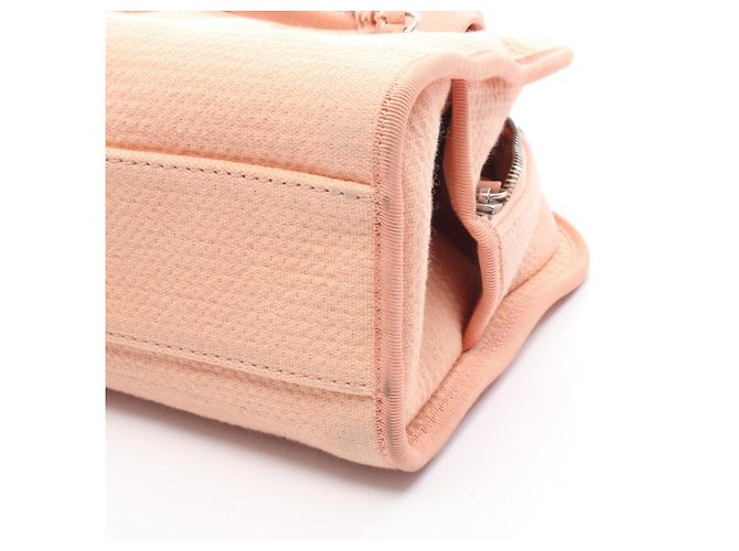 Borsa da bowling Deauville di Chanel Rosa - vista 9