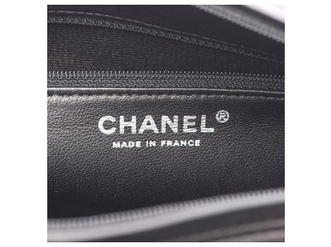 Borsa a Spalla in Pelle di Agnello Nera Matelassé Chanel Nero - vista 4