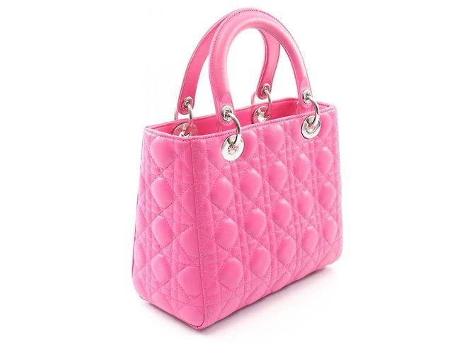 Borsa Lady Cannage di Christian Dior Rosa - vista 2