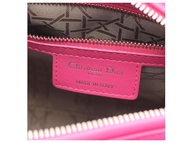 Borsa Lady Cannage di Christian Dior Rosa - vista 4