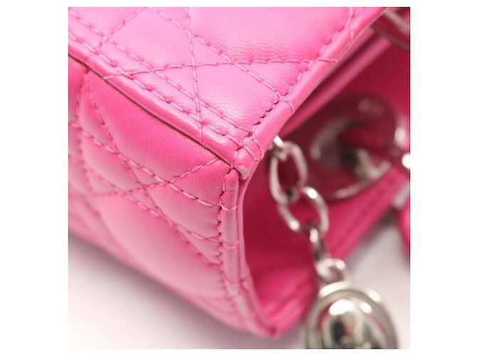 Borsa Lady Cannage di Christian Dior Rosa - vista 6